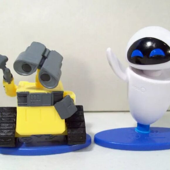 Set of (2) "Wall-E" Mini Figures - Wall-E & Eve - Disney / Pixar - Mattel - Picture 3 of 3